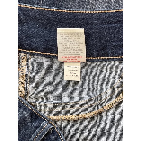 TORRID Cascade Blue Women's Dark Wash‎ Distressed Jegging Plus-Size 22R Stretch - Picture 7 of 13